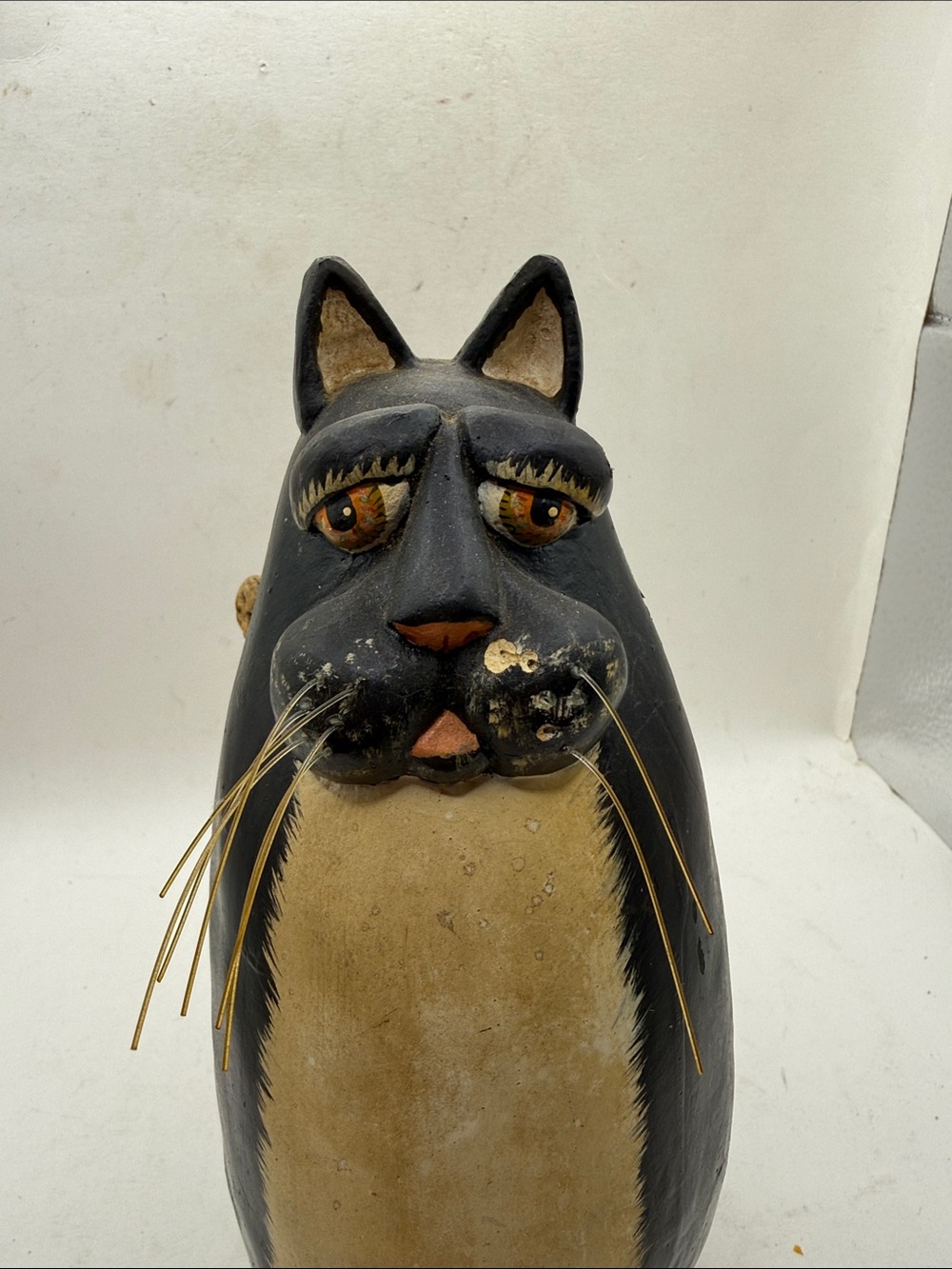Vtg Enesco Funny Bone Vicki Thomas Tux Fat Cat Figurine Collectible Decor Folk - Picture 6 of 15